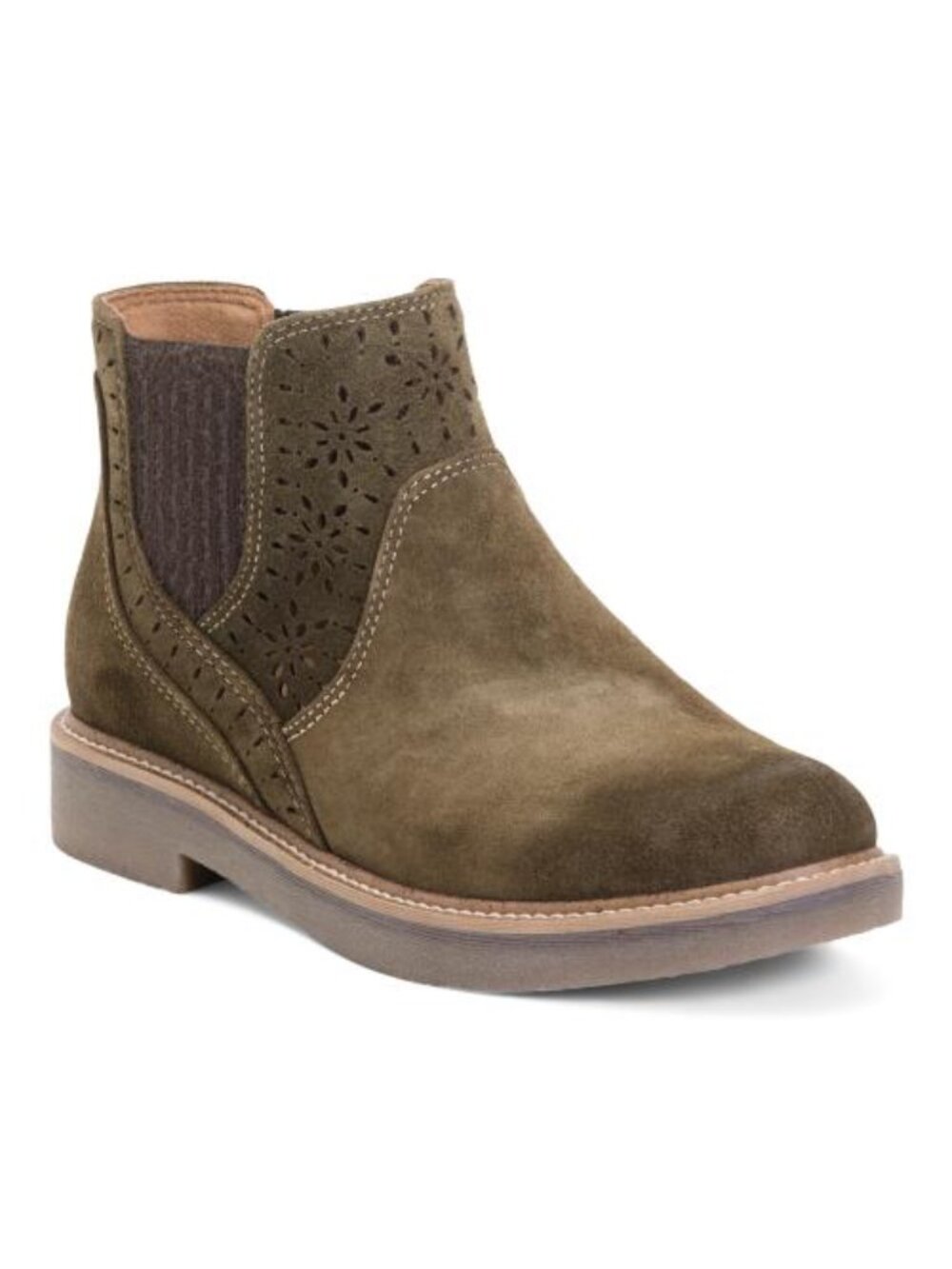COMFORTIVA Suede Raya Comfort Booties